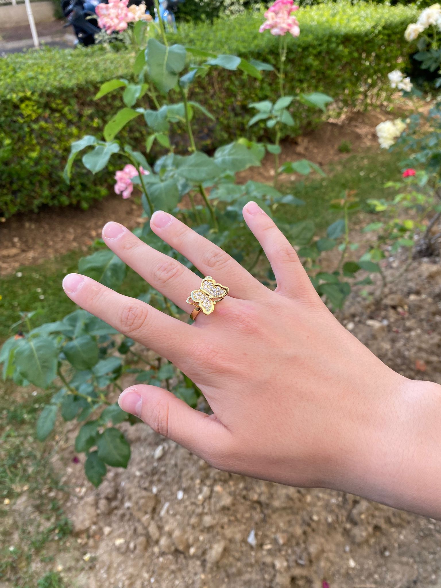 Bague anti stress Butterfly