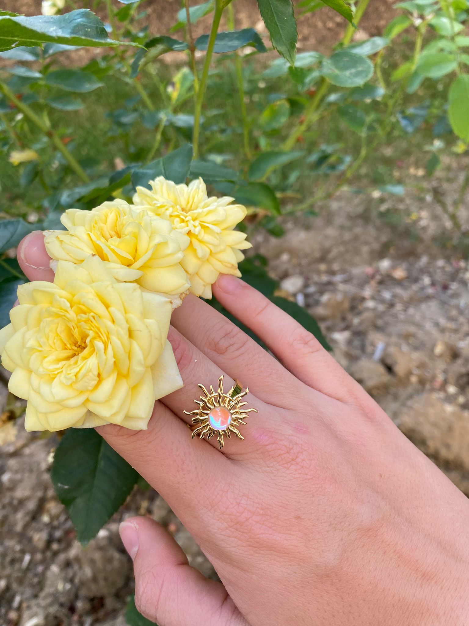 Bague anti stress sunny