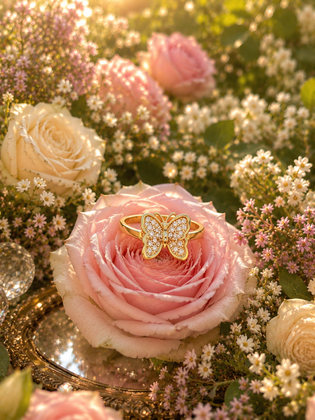 Bague anti stress Butterfly
